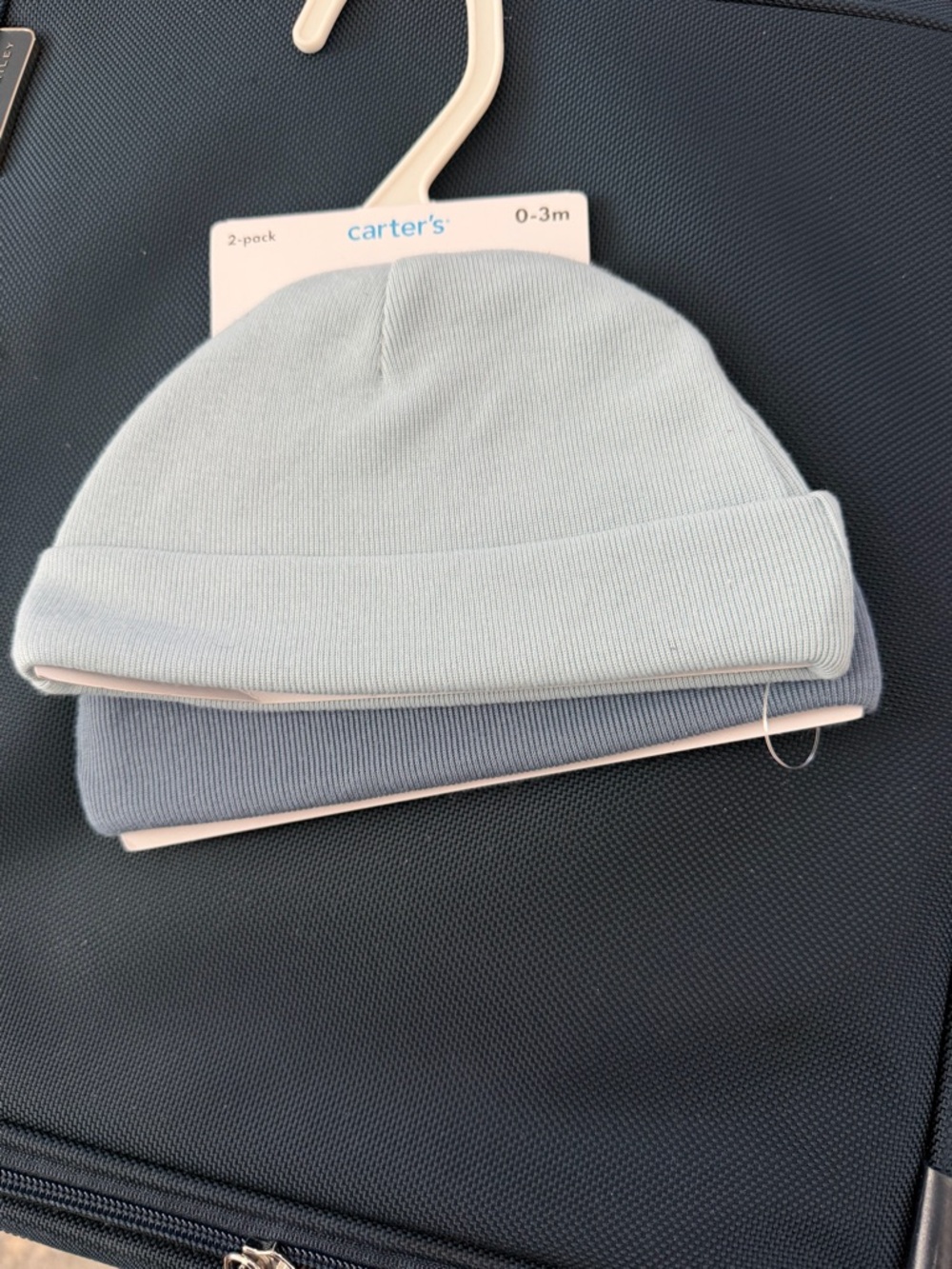 Carter's Baby Hat 2-Pack in Light Blue and Blue